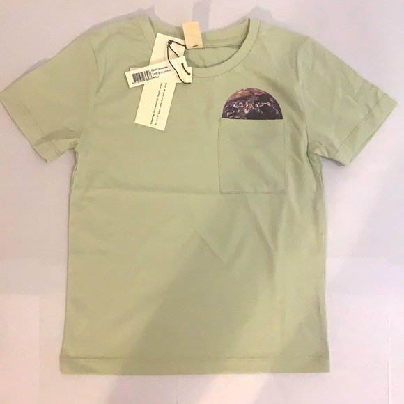 NWT. Earth and carton print loose tee by PopUpShop - Picture 1 of 5